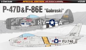 2 KITS 1/72 Edición Limitada P-47D THUNDERBOLT y F-86E SABRE «GABRESKI»