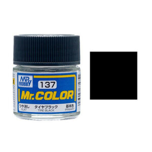 PINTURA MR. COLOR C137 TIRE BLACK