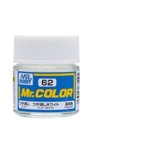 PINTURA MR. COLOR C62 FLAT WHITE (BLANCO MATE)