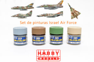 SET DE PINTURAS MR. COLOR FUERZA AÉREA ISRAELÍ