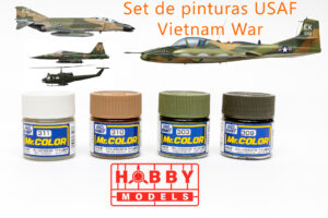 SET DE PINTURAS MR. COLOR (USAF VIETNAM WAR)