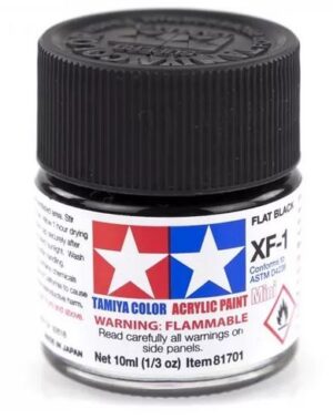 PINTURA TAMIYA XF-1 FLAT BLACK