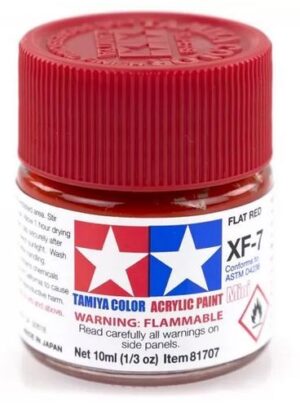 PINTURA TAMIYA XF-7 FLAT RED