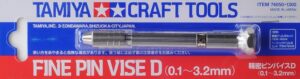 FINE PIN VISE D (0.1mm to 3.2mm) TAMIYA MANDRIL