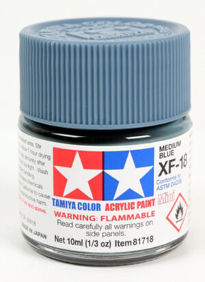 PINTURA TAMIYA XF-18 MEDIUM BLUE