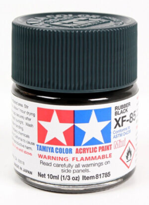 PINTURA TAMIYA XF-85 RUBBER BLACK