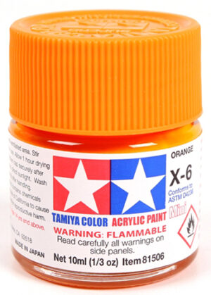 PINTURA TAMIYA X-6 ORANGE (GLOSS)