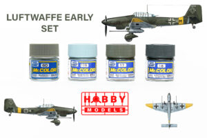 SET DE PINTURAS MR. COLOR WWII LUFTWAFFE EARLY