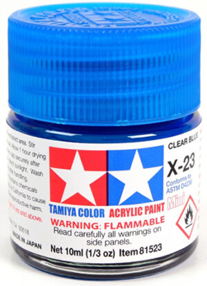 PINTURA TAMIYA X-23 CLEAR BLUE