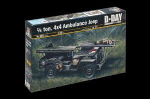 AMBULANCIA JEEP 4X4 1/4 TON.  DÍA D 1/35