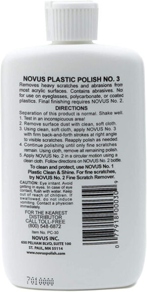 NOVUS HEAVY SCRATCH REMOVER #3 (REMOVEDOR DE RAYONES) 2oz.