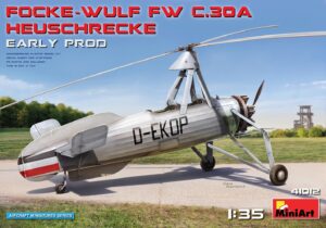 FOCKE-WULF FW C.30A HEUSCHRECKE. EARLY PROD AUTOGYRO 1/35