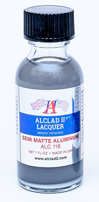 ALCLAD 116 SEMI MATTE ALUMINUM 1 FL OZ.