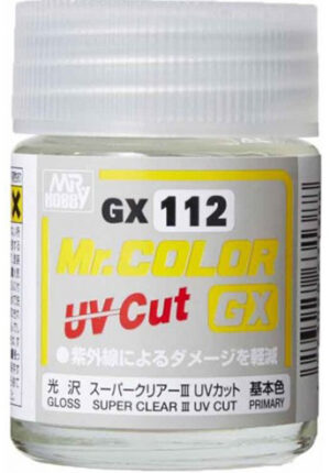 MR. COLOR GX112 SUPER CLEAR III UV CUT (BRILLANTE)18ml.