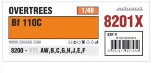 EDUARD OVERTREES MESSERSCHMITT BF-110C 1/48 (LEER DESCRIPCIÓN)