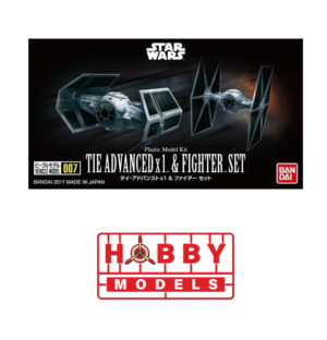 STAR WARS TIE ADVANCED X1 & TIE FIGHTER SET 1/144